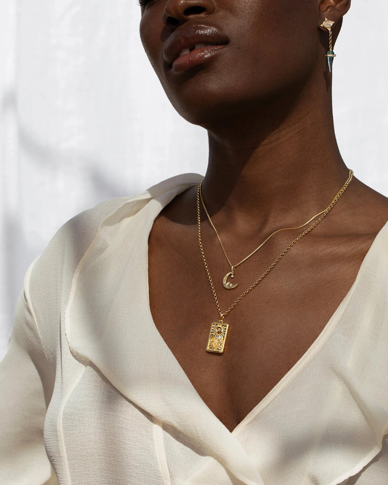 Awe Inspired Necklaces The Moon Tarot Necklace