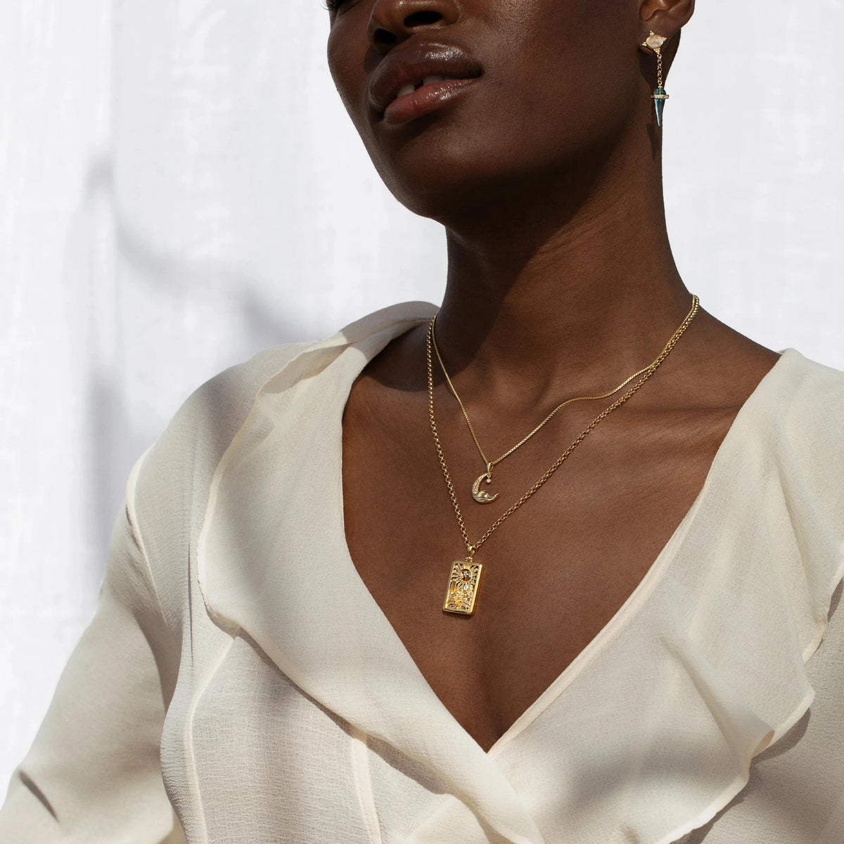 Awe Inspired Necklaces The Moon Tarot Necklace