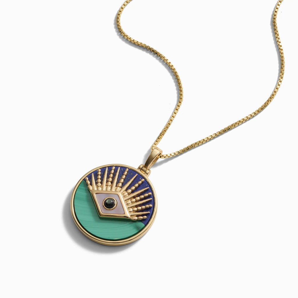 Awe Inspired  Necklaces Third Eye Coin Necklace