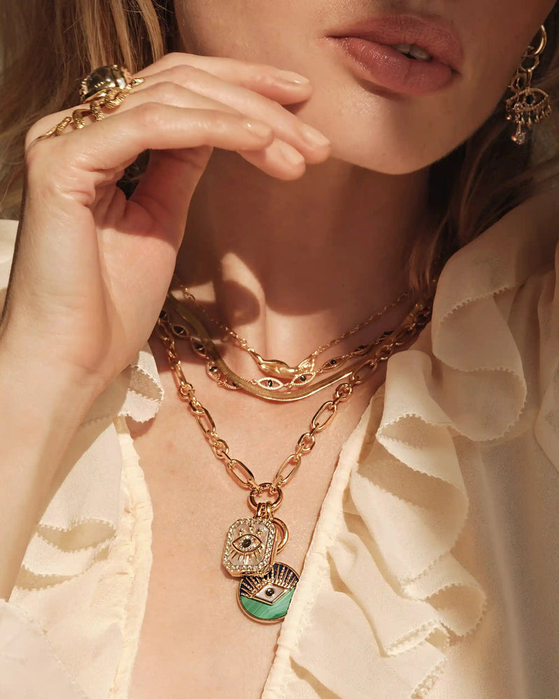 Awe Inspired Necklaces Third Eye Gemstone Necklace