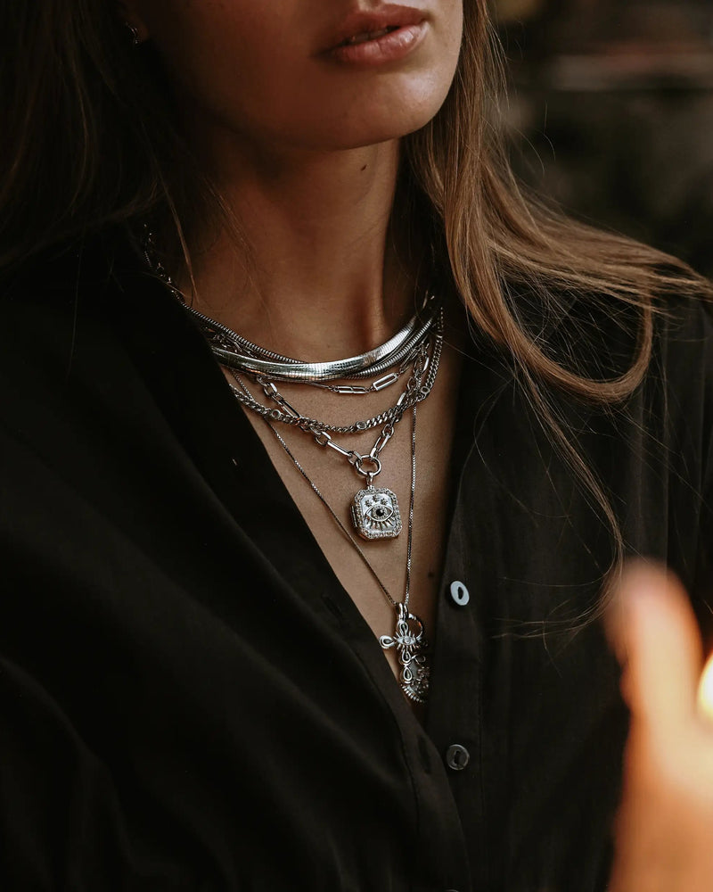 Awe Inspired Necklaces Third Eye Locket Necklace