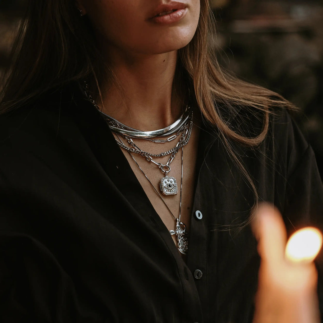 Awe Inspired Necklaces Third Eye Locket Necklace