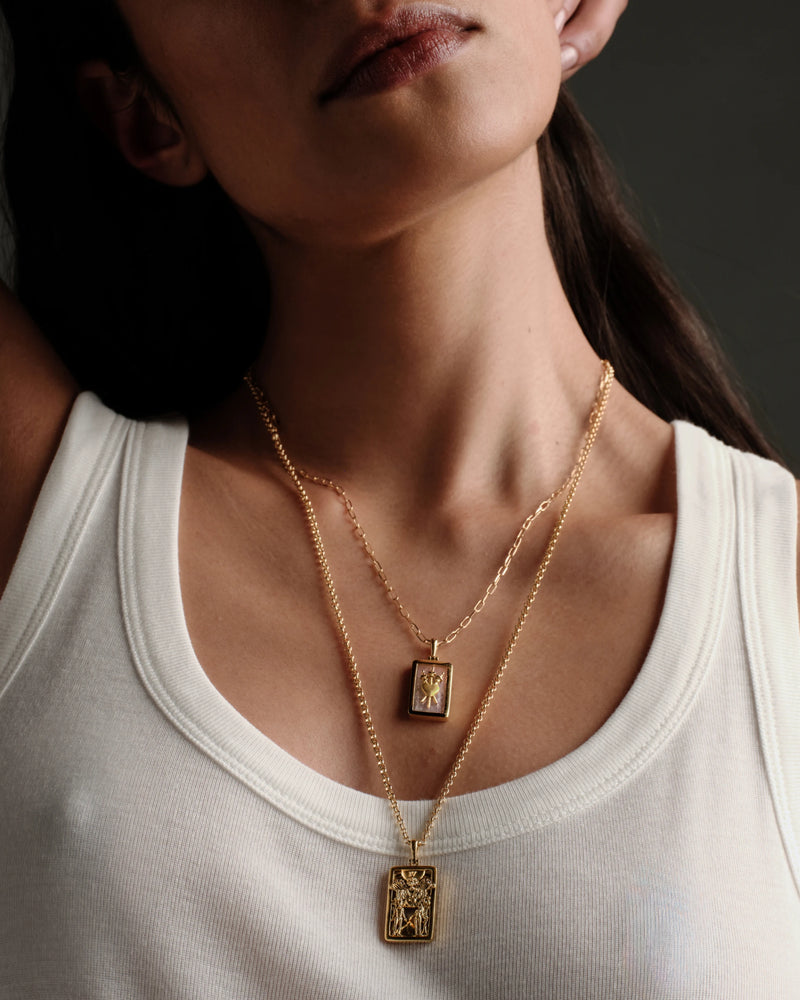 Awe Inspired Necklaces Three of Swords Necklace