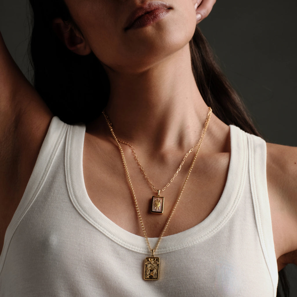 Awe Inspired Necklaces Three of Swords Necklace