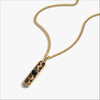 Awe Inspired Necklaces Tiger's Eye Moon Phase Necklace