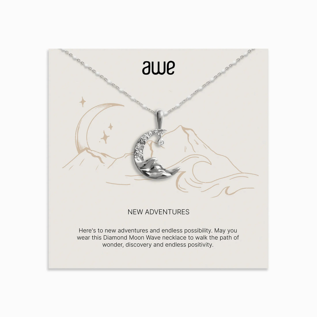 Awe Inspired Necklaces To New Adventures Card Gift Set