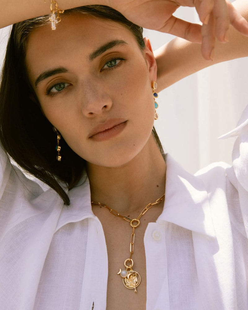 Awe Inspired Necklaces Triple Moon Necklace