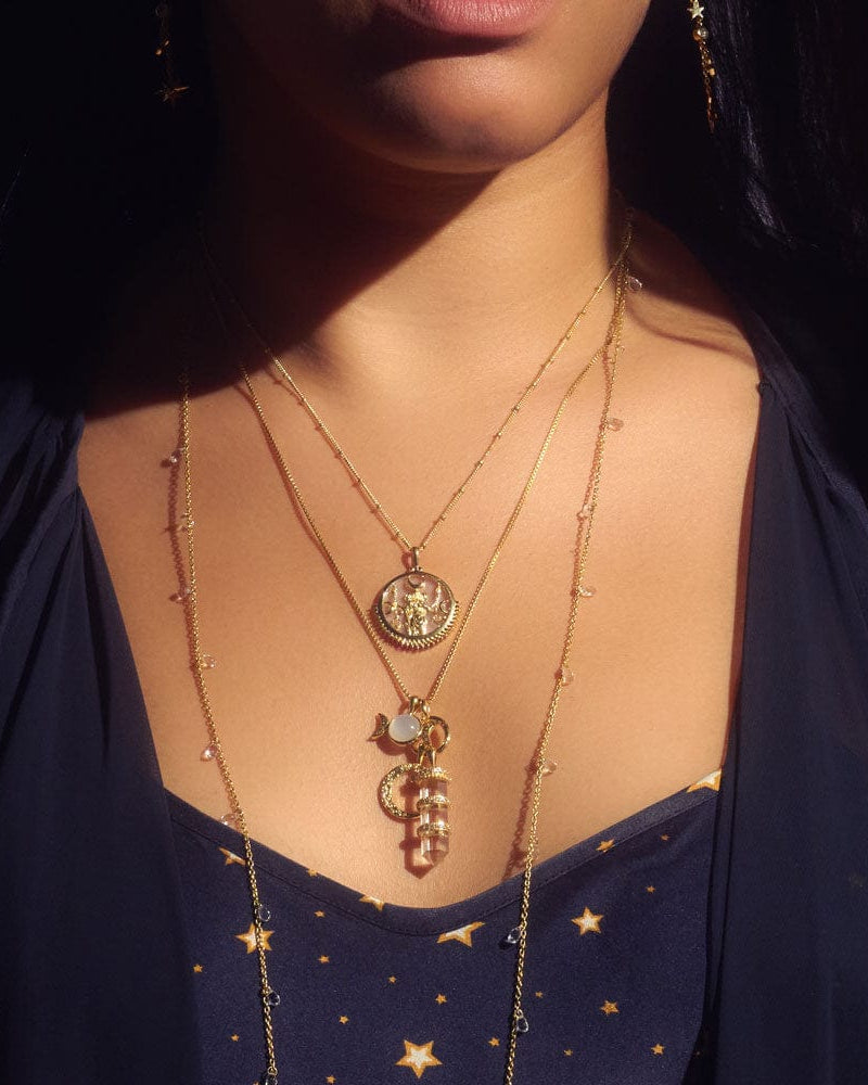 Awe Inspired Necklaces Triple Moon Necklace