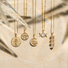 Awe Inspired Necklaces Triple Moon Necklace