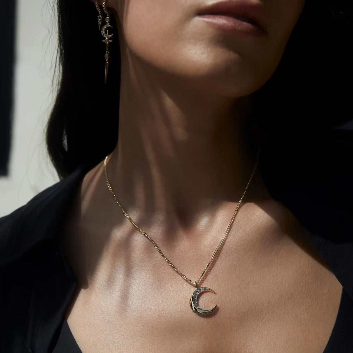 Twisted Moon Necklace – Awe Inspired Twisted Moon Necklace – Awe Inspired