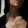 Awe Inspired Necklaces Twisted Moon Necklace