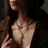 Awe Inspired Necklaces White Horse Charm Lariat