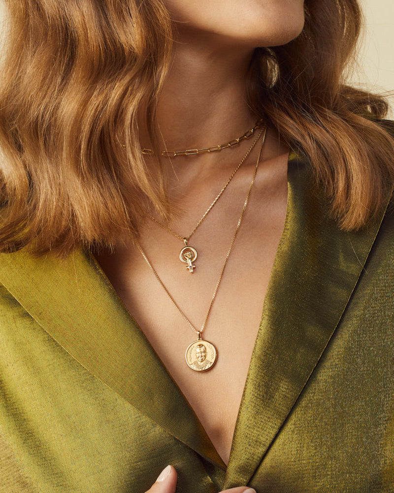 Awe Inspired Necklaces Woman Power Necklace