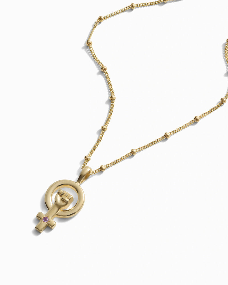 Awe Inspired Necklaces Woman Power Necklace