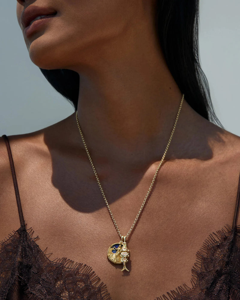 Awe Inspired Necklaces Yemaya + Fish Necklace