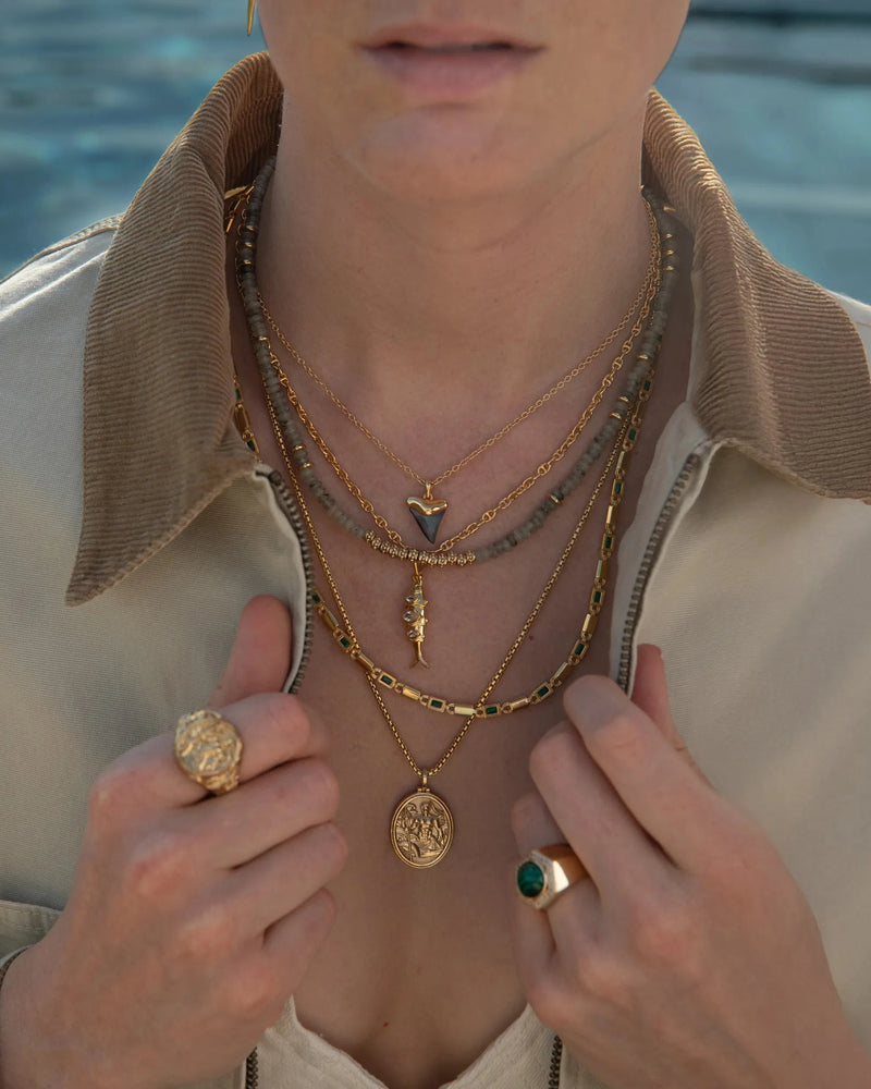 Awe Inspired Necklaces Yemaya's Waves Necklace