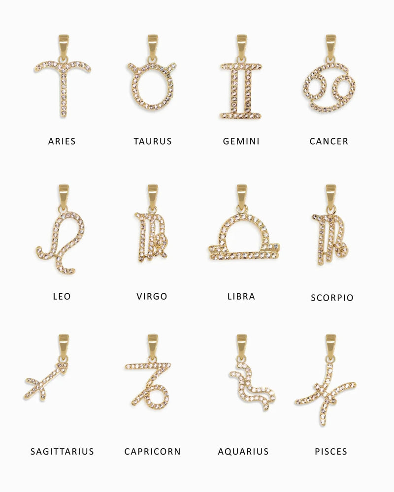 Awe Inspired Necklaces Zodiac Gemstone Necklace