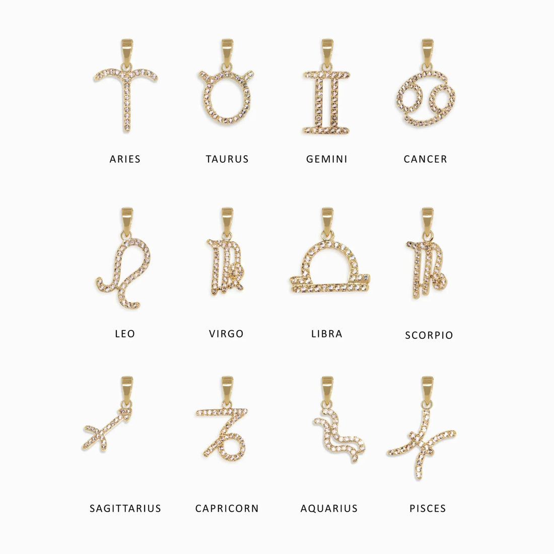 Awe Inspired Necklaces Zodiac Gemstone Necklace