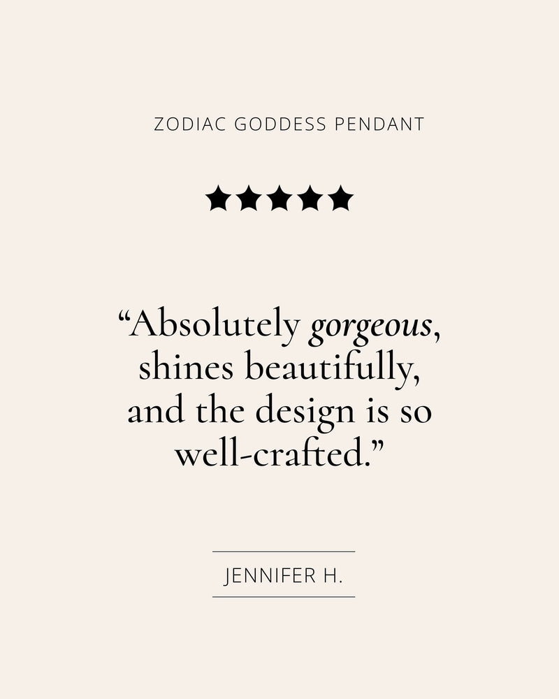 Awe Inspired Necklaces Zodiac Goddess Necklace