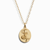 Awe Inspired Necklaces Zodiac Goddess Pendant + Mini Paperclip Chain