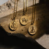 Awe Inspired Necklaces Zodiac Goddess Pendant + Mini Paperclip Chain