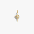 Awe Inspired Pendants 14K Gold Vermeil Cosmic Star Amulet