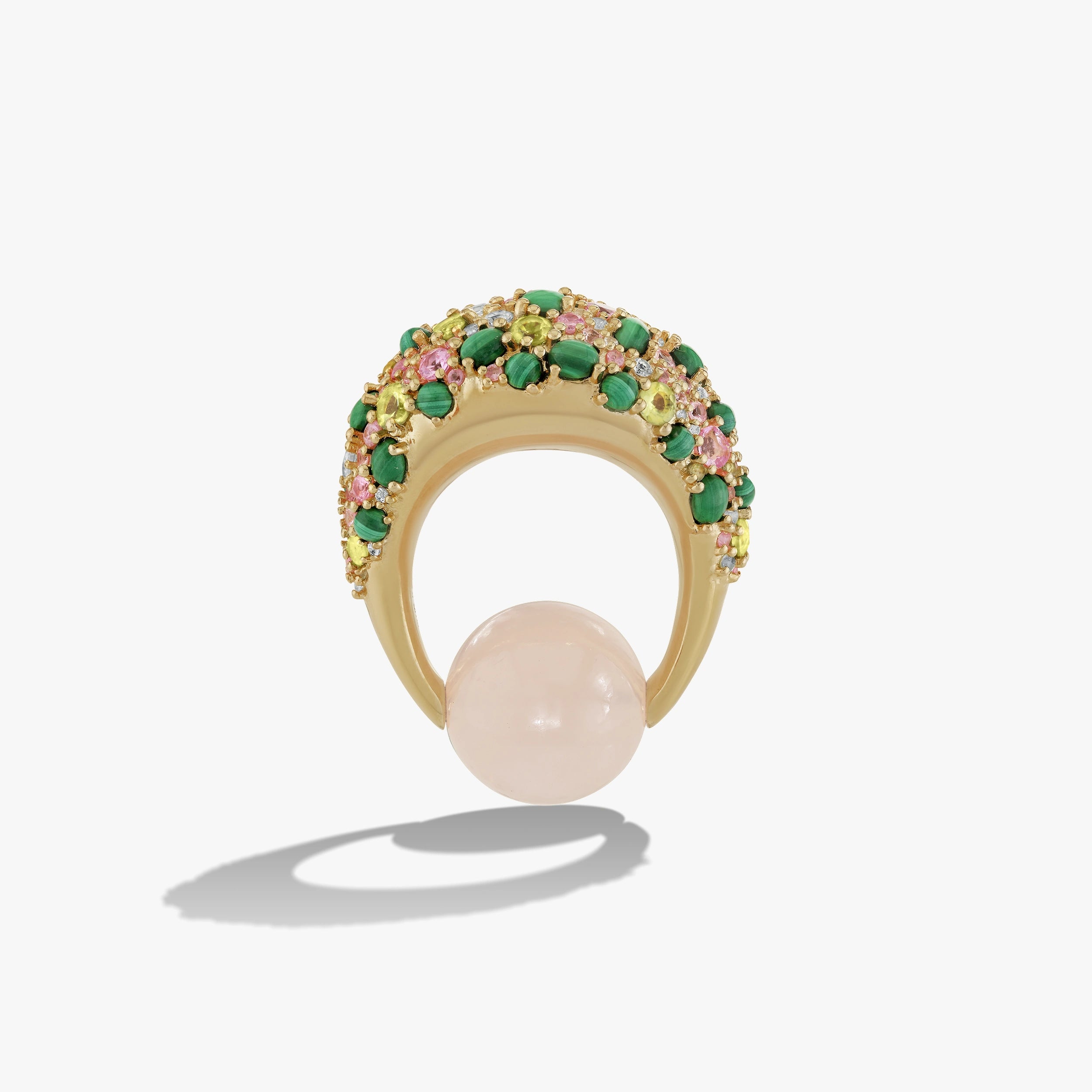 Awe Inspired Pendants 14K Gold Vermeil Gua Sha Pendant