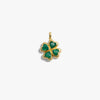 Awe Inspired Pendants 14K Gold Vermeil Lucky Clover Amulet