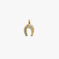 Awe Inspired Pendants 14K Gold Vermeil Lucky Horseshoe Pendant