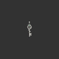 Awe Inspired  Pendants Emerald Key Amulet