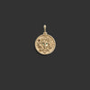 Awe Inspired Pendants 14K Yellow Gold Medusa Pendant