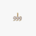 Awe Inspired Pendants 14K Yellow Gold Vermeil / 999 Angel Number Amulet