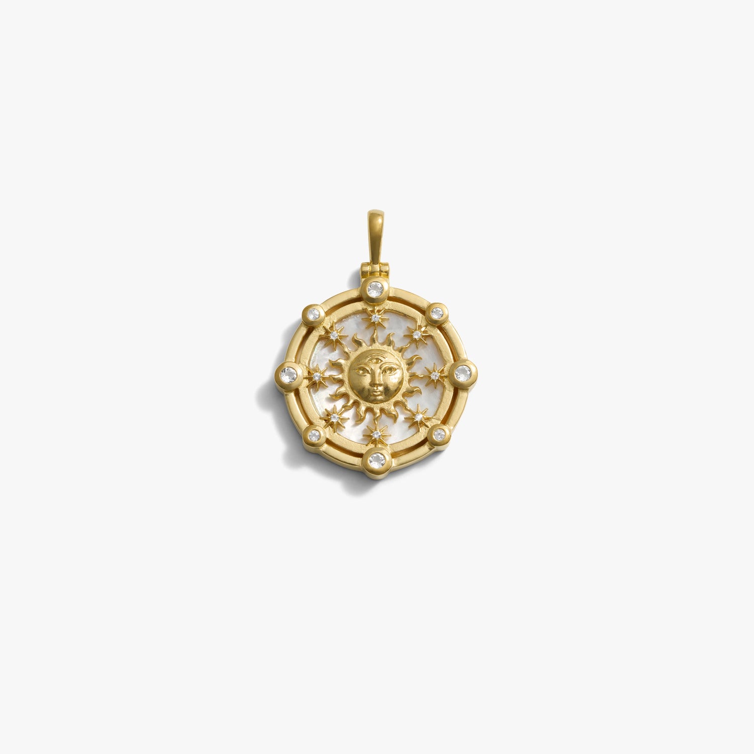 Product image of Awe Inspired Pendants 14K Yellow Gold Vermeil Divine Sun Pendant