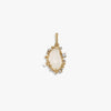 Awe Inspired Pendants 14K Yellow Gold Vermeil Gemstone Barnacle Pendant