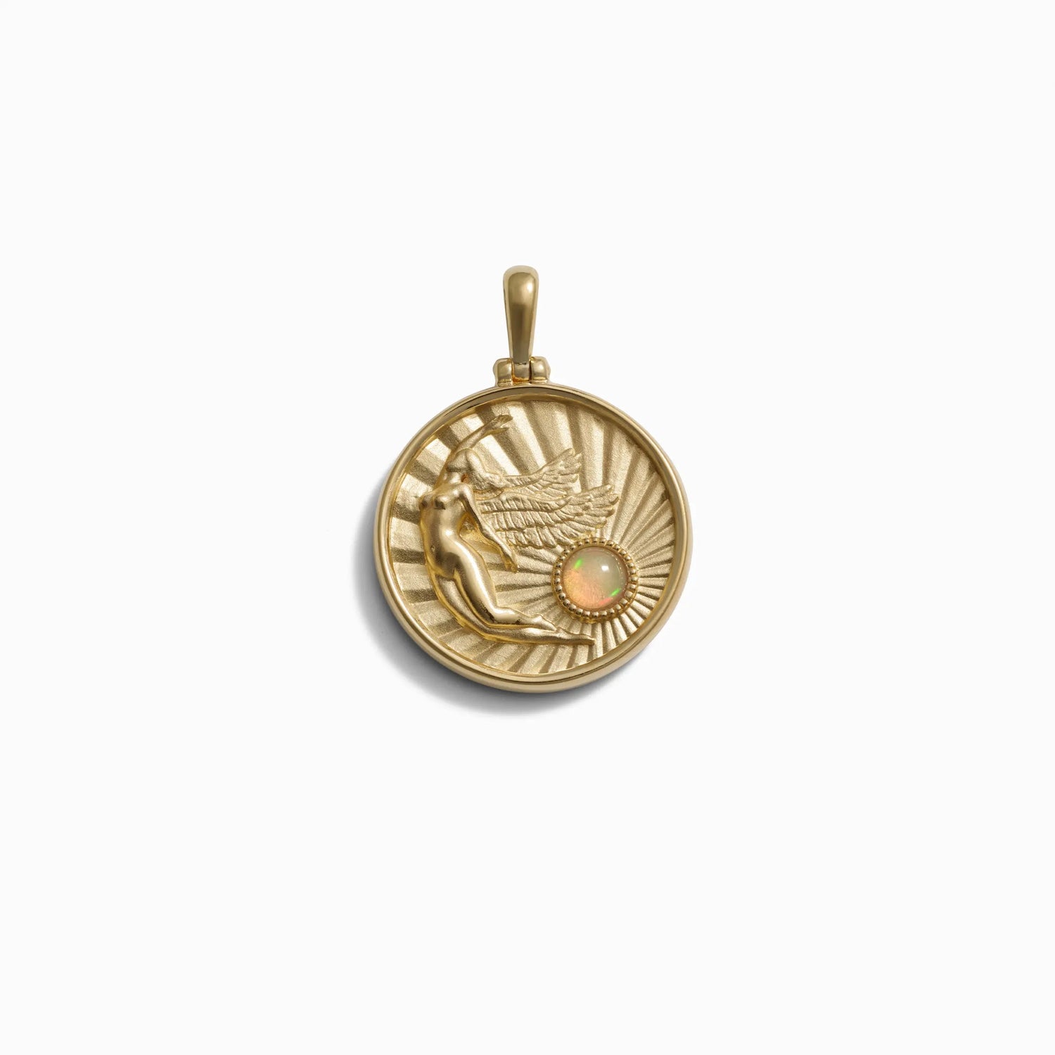 Product image of Awe Inspired Pendants 14K Yellow Gold Vermeil / Hedone Greek Goddess Coin Pendant