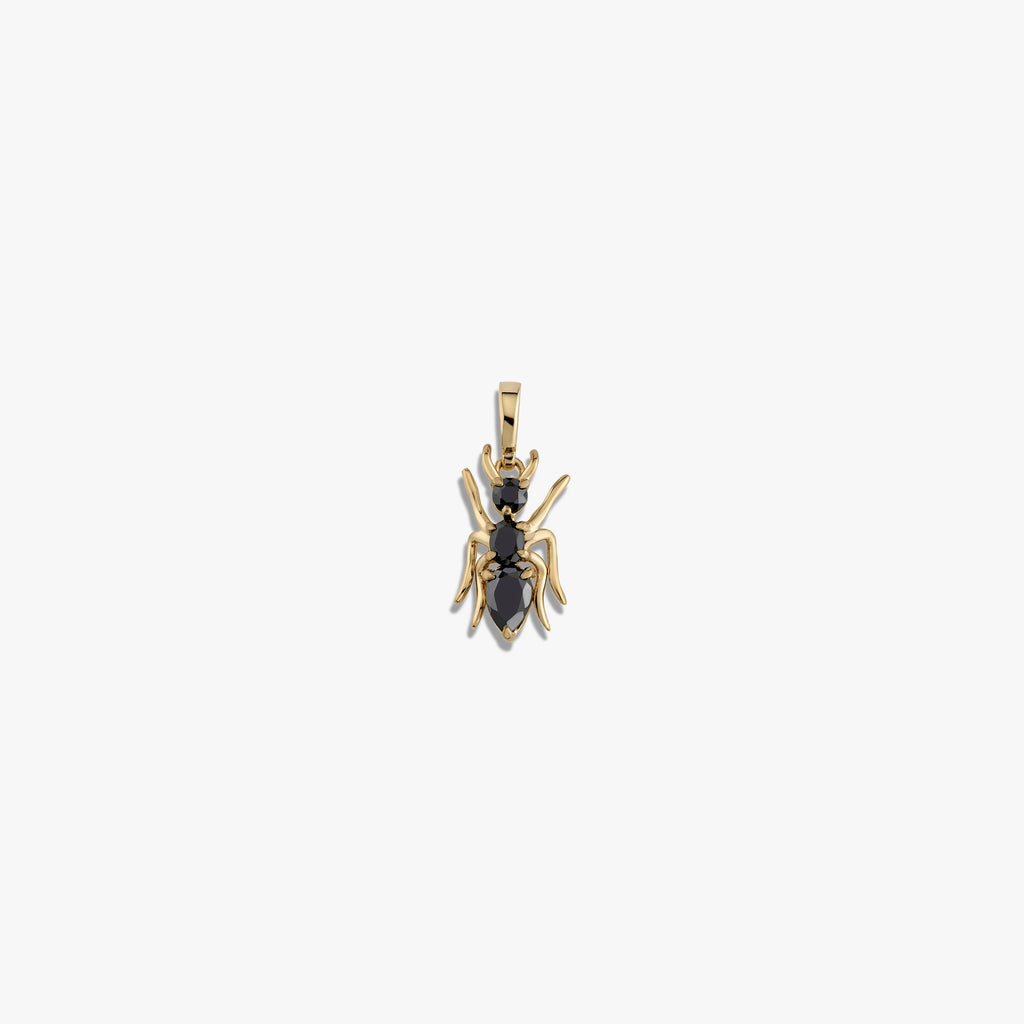 Awe Inspired  Pendants Hematite Ant Amulet