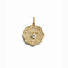 Awe Inspired Pendants 14K Yellow Gold Vermeil / Large Everything I Need is Within Me Affirmation Coin Pendant