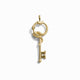 Awe Inspired Pendants 14K Yellow Gold Vermeil / Large The Gate of Hades Key Amulet