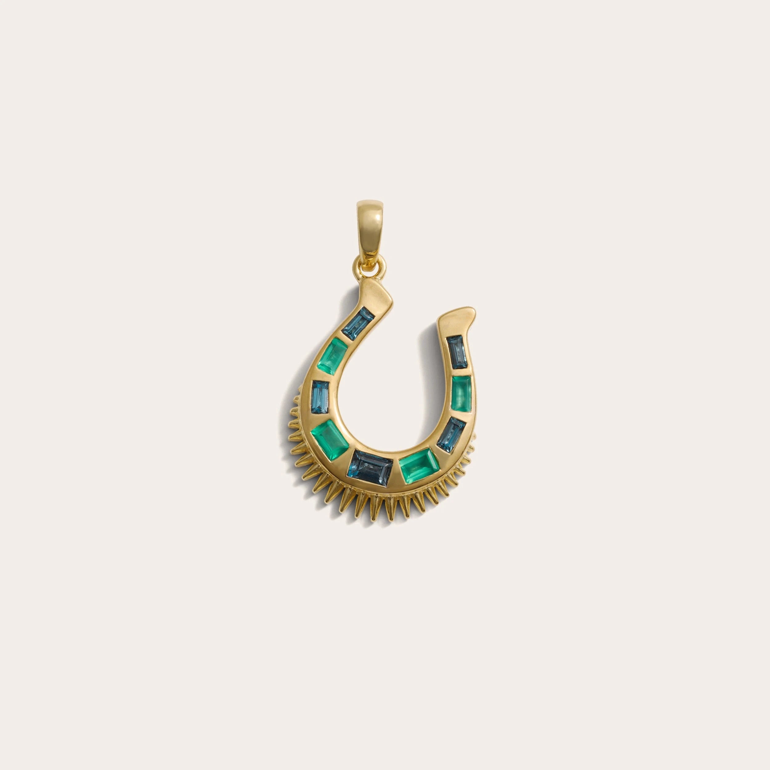 Awe Inspired  Pendants Lucky Horseshoe Amulet