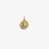Awe Inspired Pendants 14K Yellow Gold Vermeil / Medusa Mini 15mm Goddess Reworks
