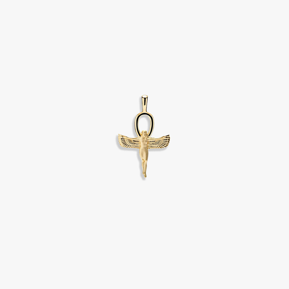 Awe Inspired Pendants 14K Yellow Gold Vermeil / Mini Ankh of Isis Amulet