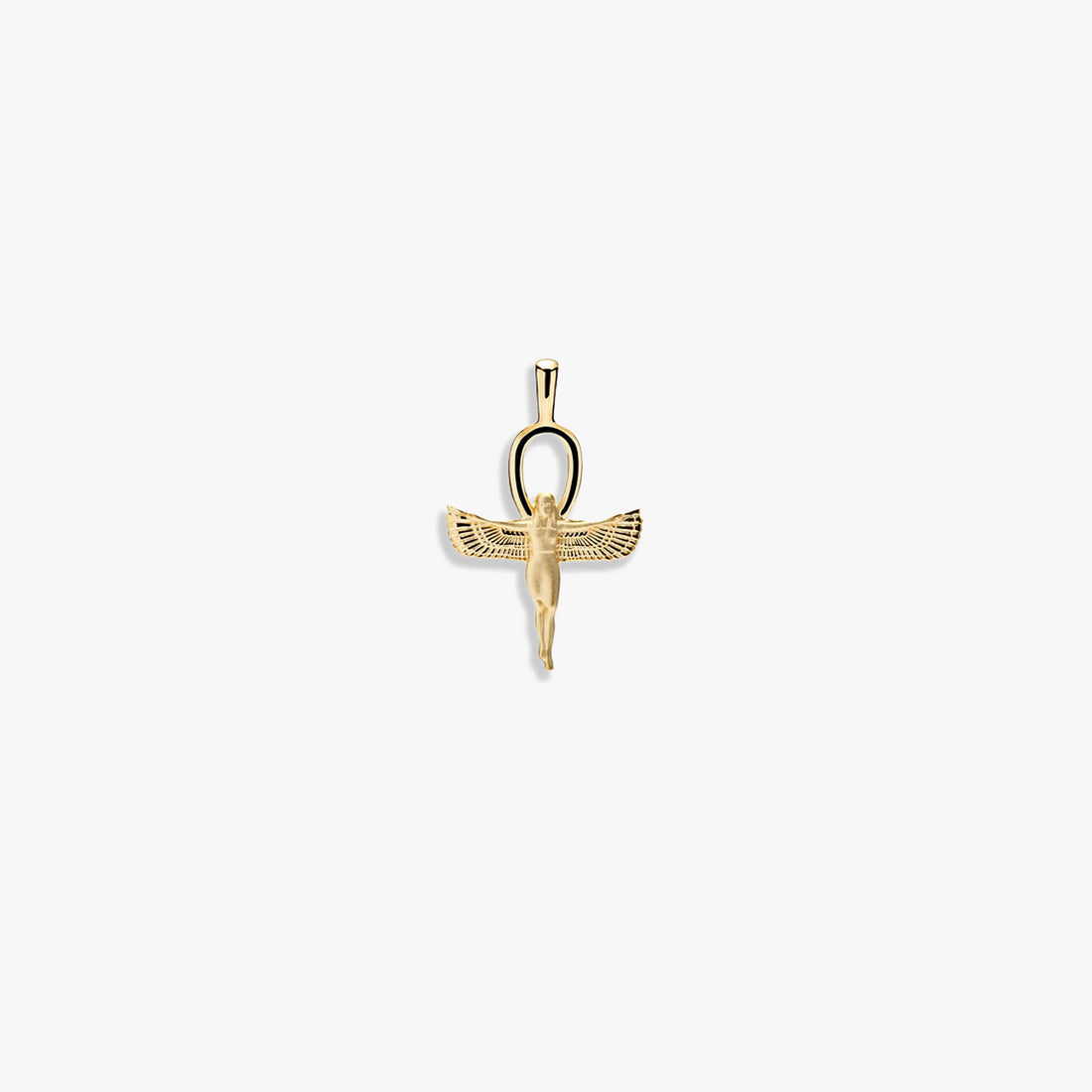 Awe Inspired Pendants 14K Yellow Gold Vermeil / Mini Ankh of Isis Amulet