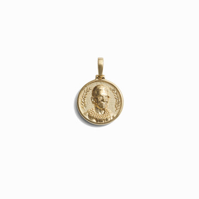 Awe Inspired Pendants 14K Yellow Gold Vermeil / Mini Mini Ruth Bader Ginsburg Pendant