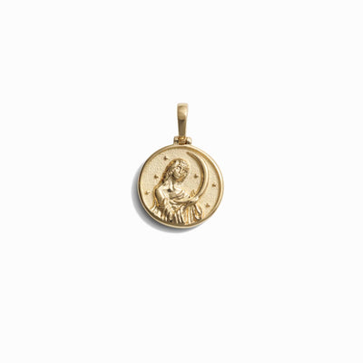 Awe Inspired Pendants 14K Yellow Gold Vermeil / Mini Mini Selene Pendant