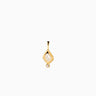 Awe Inspired Pendants 14K Yellow Gold Vermeil / Mini Moonstone Amulet