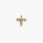 Awe Inspired Pendants 14K Yellow Gold Vermeil / Mini Sacred Womb Amulet