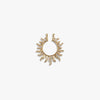 Awe Inspired Pendants 14K Yellow Gold Vermeil Mini Sun Halo Pendant