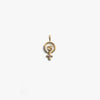 Awe Inspired Pendants 14K Yellow Gold Vermeil / Mini Woman Power Amulet