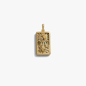 Awe Inspired Pendants 14K Yellow Gold Vermeil / Moon Tarot Pendant
