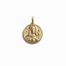 Awe Inspired Pendants 14K Yellow Gold Vermeil / Nyx Greek Goddess Coin Pendant